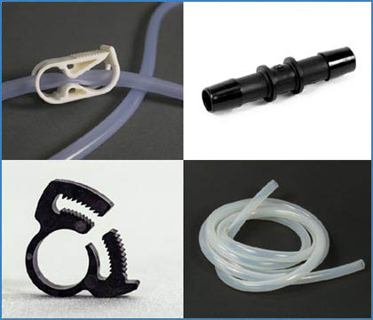 Enema Tubing/Hose, Connectors, Clamps