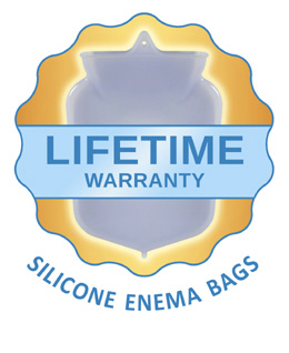 lifetime warranty silicone enema bags