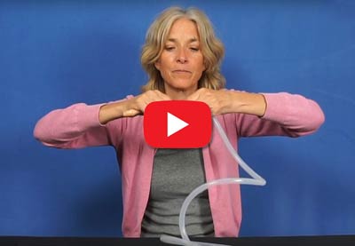 Short Video by Kristina Amelong: Securing Your Enema Nozzle to Your Enema Tubing