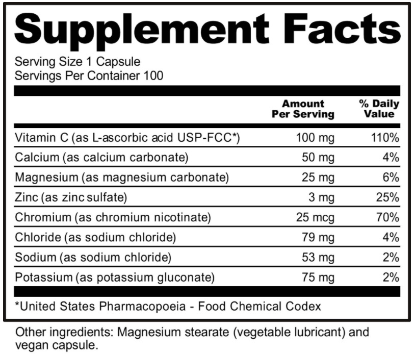 Essential Electrolytes ingredients