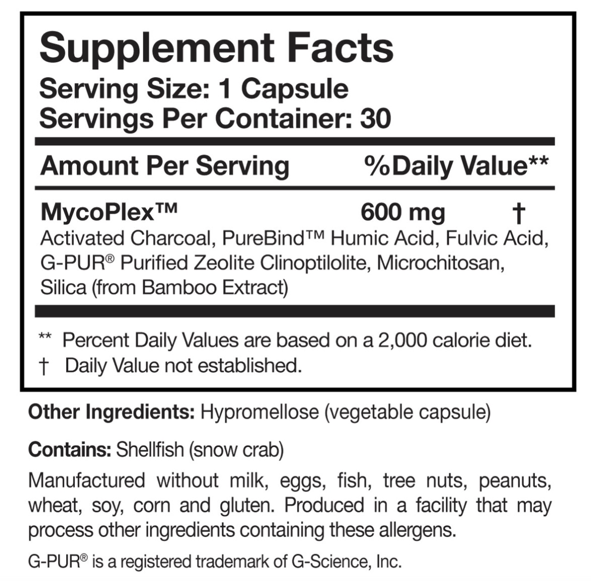 MycoPul ingredients