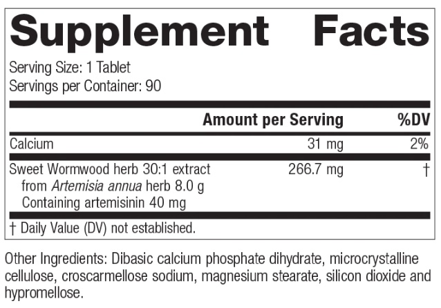 Artemisinin Forte Ingredients