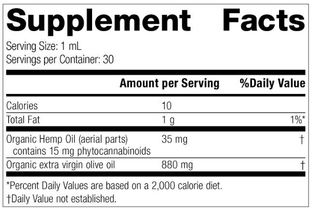 hemp oil ingredients
