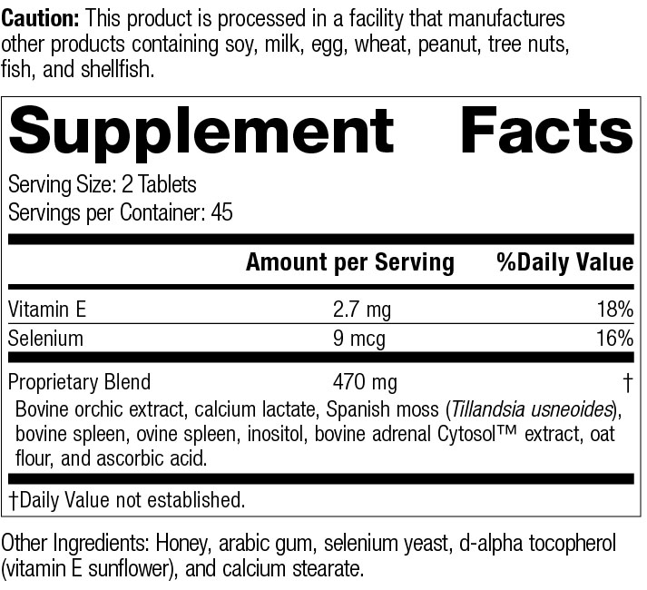 Cataplex E2 ingredients