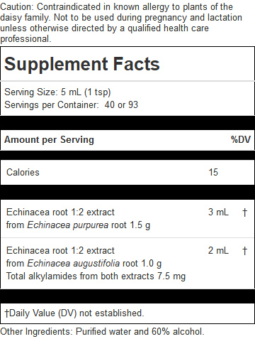 echinacea ingredients