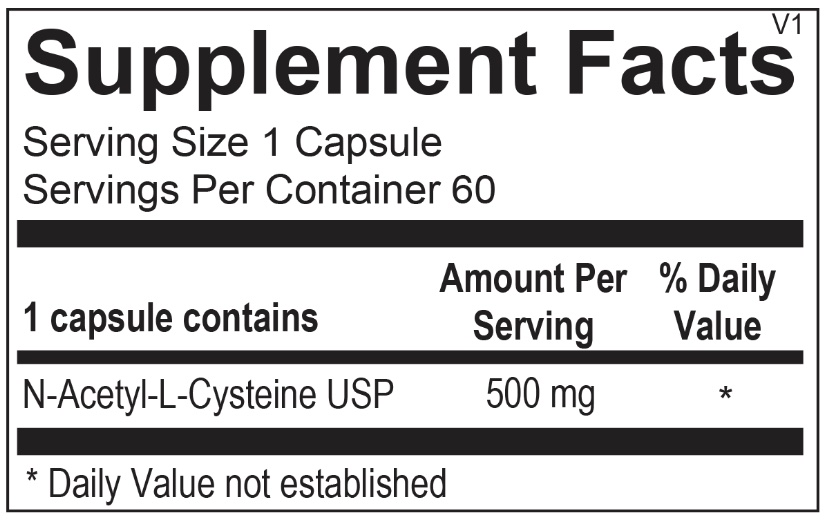 N-Acetyl Cysteine Ingredients