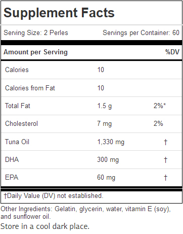 Tuna Omega-3 Oil ingredients