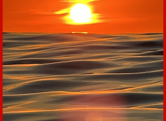 sunset ripples